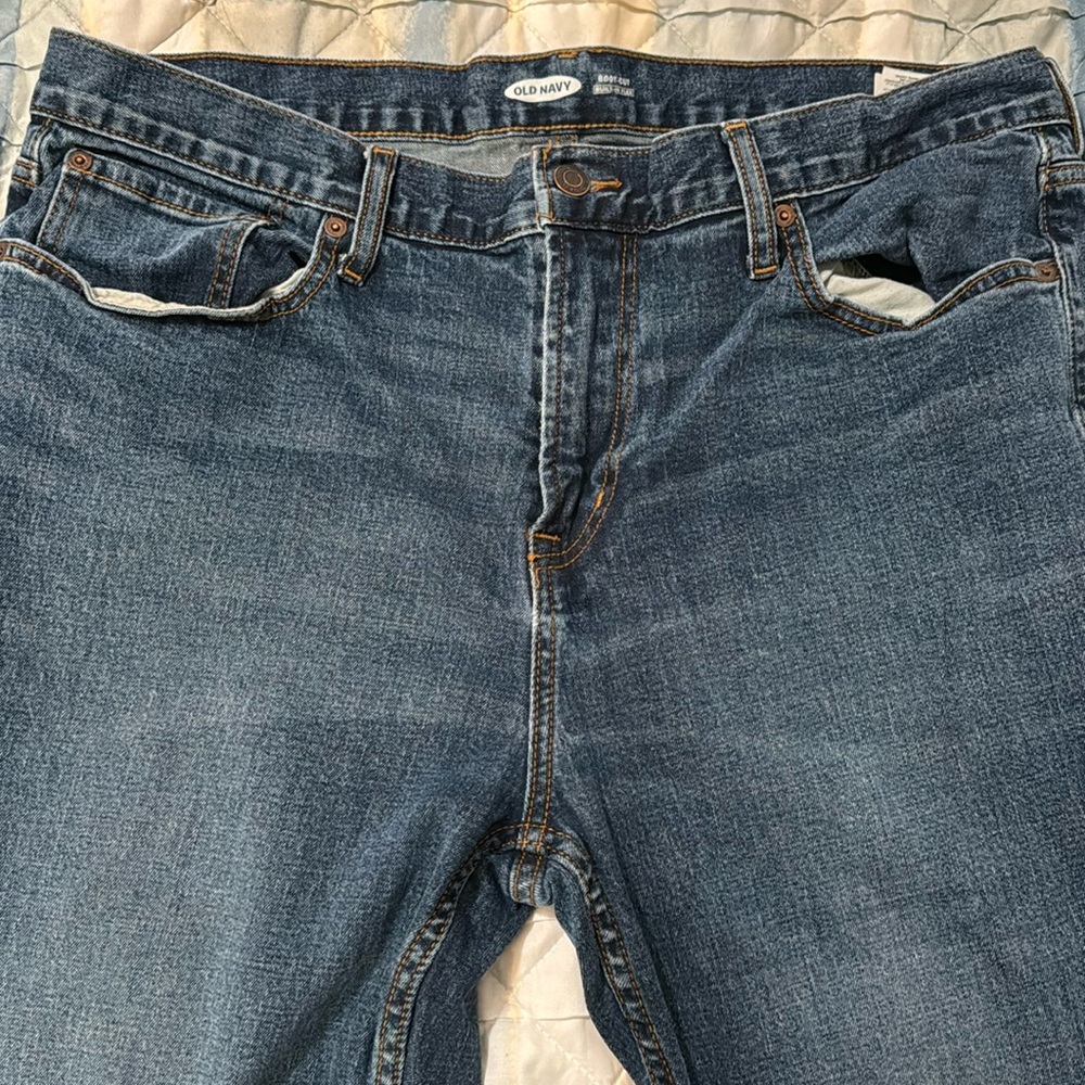 Men’s dark wash old navy jeans